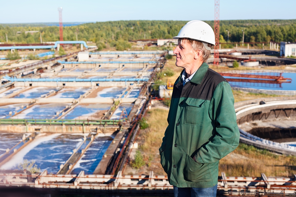 Chemical waste-water treatment in sewage treatment plant Likusta