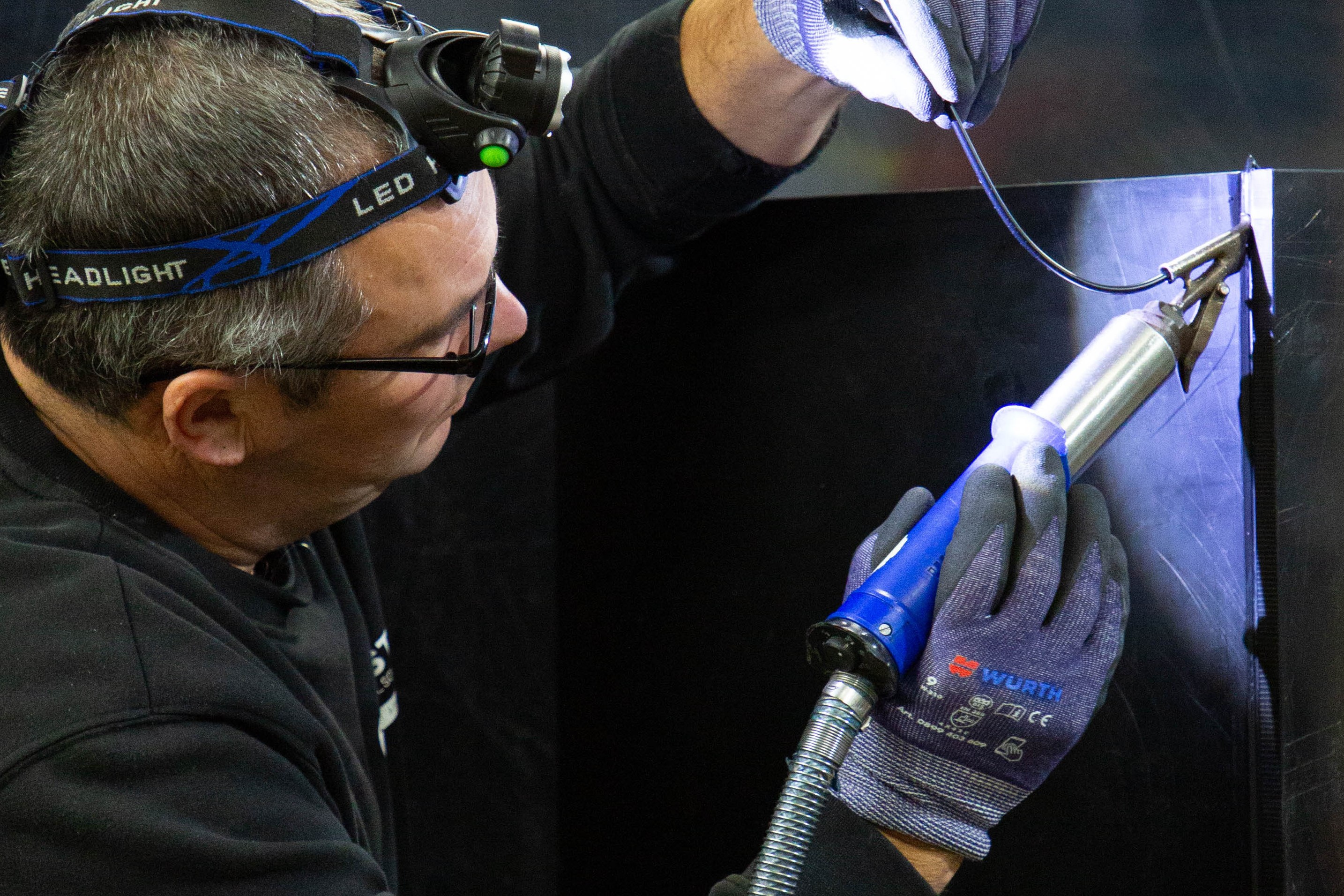 Likusta Service-Techniker im Einsatz