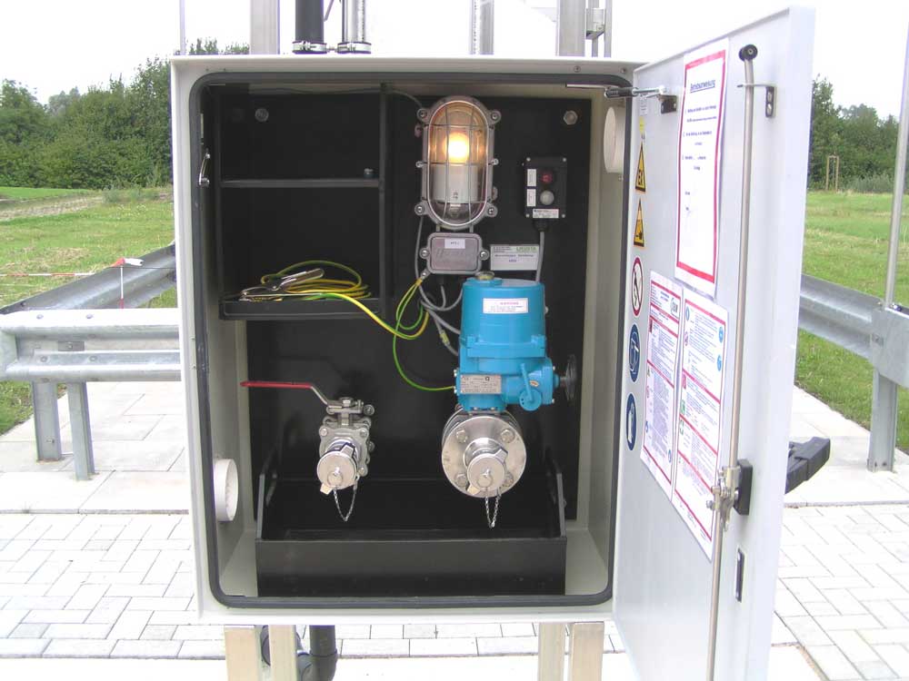 Methanol tank vehicle connection Likusta