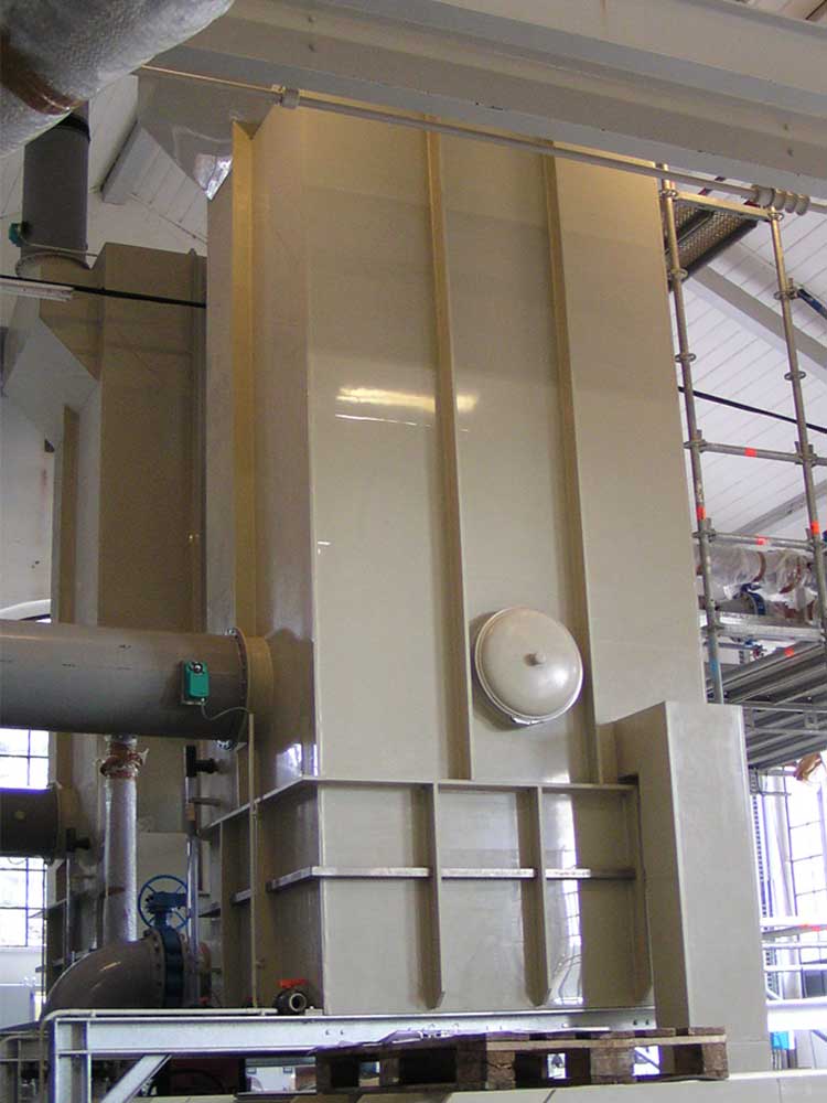 Strip desorption system for separation of pollutants Likusta