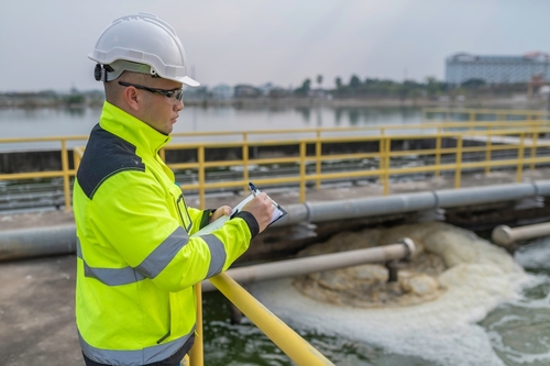 Mechanische Reinigung in der Kläranlage